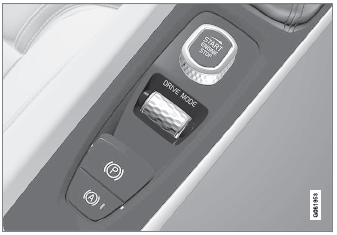 Volvo XC90. Changing drive mode