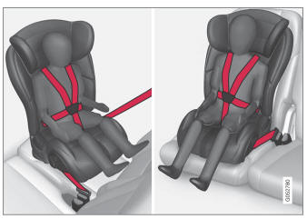 Volvo XC90. Child restraints