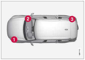 Volvo XC90. Fuses and fuseboxes