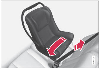 Volvo XC90. Infant seats