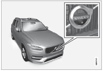 Volvo XC90. Location and field of vision of Park Assist Cameras