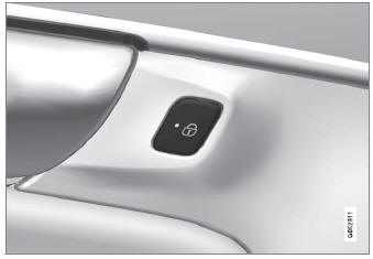 Volvo XC90. Lock indication