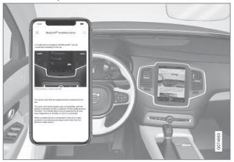 Volvo XC90. Owner's manual in mobile devices