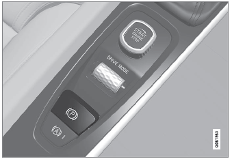 Volvo XC90. Parking brake