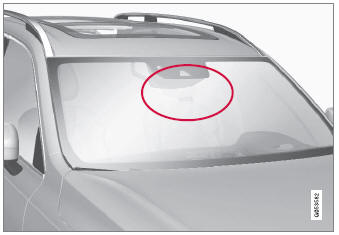 Volvo XC90. Radar sensor