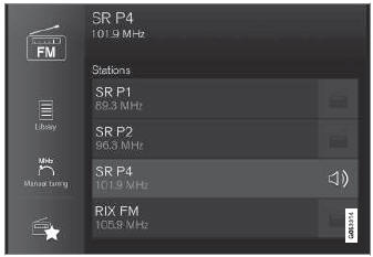 Volvo XC90. Radio