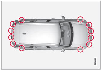 Volvo XC90. Recommended camera and radar sensor maintenance