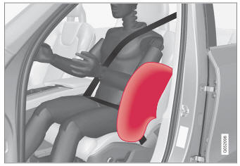 Volvo XC90. Side airbags