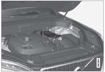 Volvo XC90. Support battery