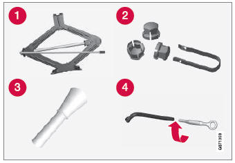 Volvo XC90. Tool kit