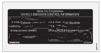 Volvo XC90. Type designations